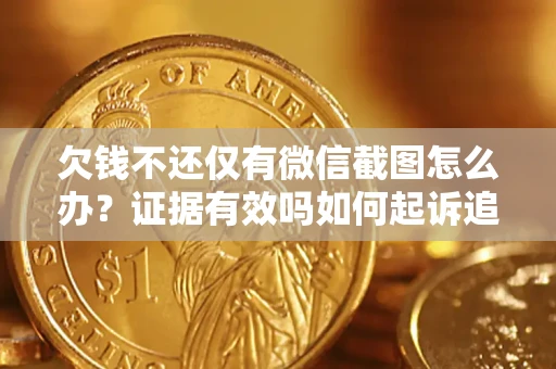 济南欠钱不还仅有微信截图怎么办？证据有效吗如何起诉追回欠款？
