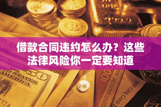 济南借款合同违约怎么办？这些法律风险你一定要知道