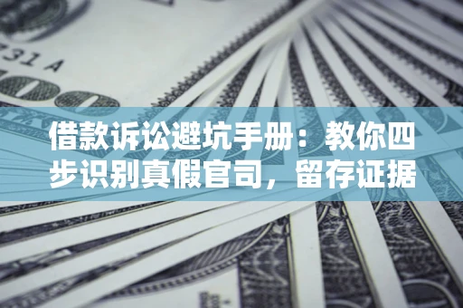济南借款诉讼避坑手册：教你四步识别真假官司，留存证据不踩雷