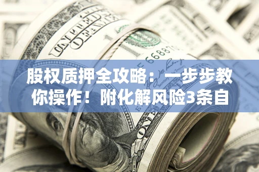 济南股权质押全攻略：一步步教你操作！附化解风险3条自救法则